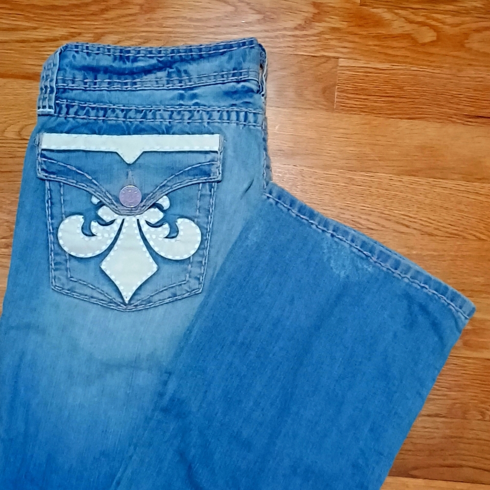Affliction Sinful jeans Size 30x32. EUC